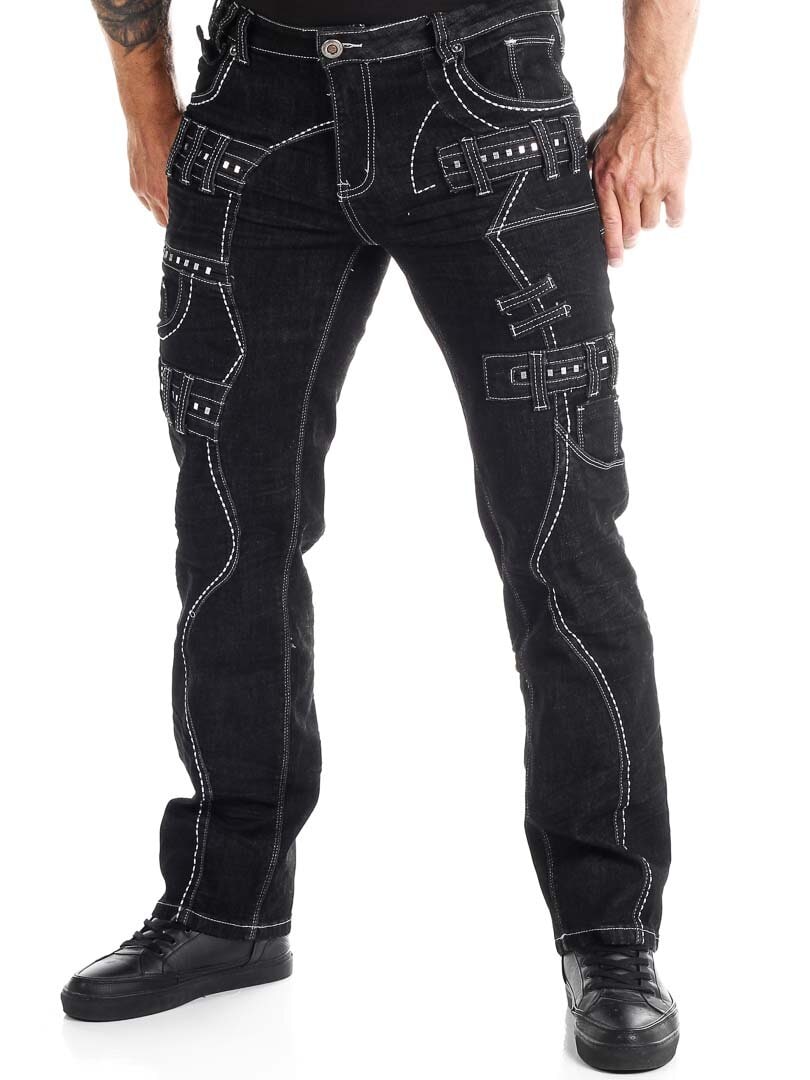 Division Kosmo Lupo Jeans - Svart