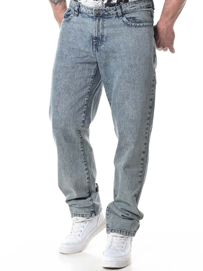 Loose Fit Urban Jeans - Blå