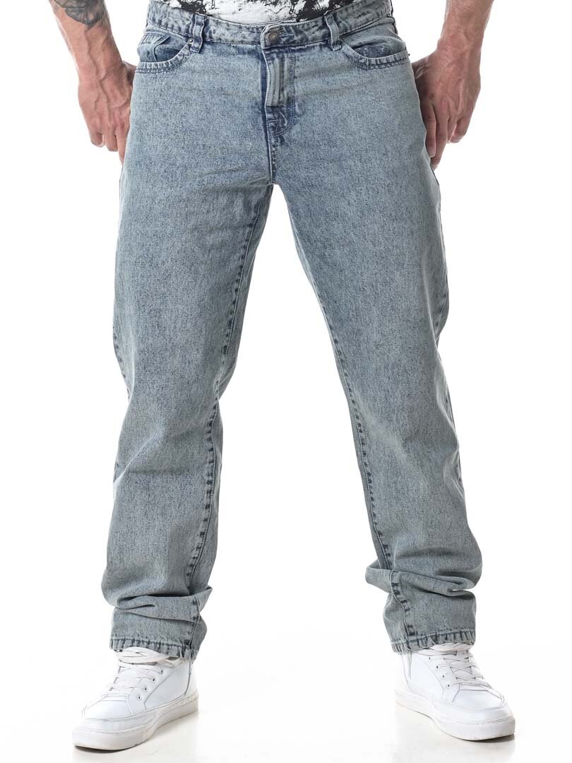 Loose Fit Urban Jeans - Blå