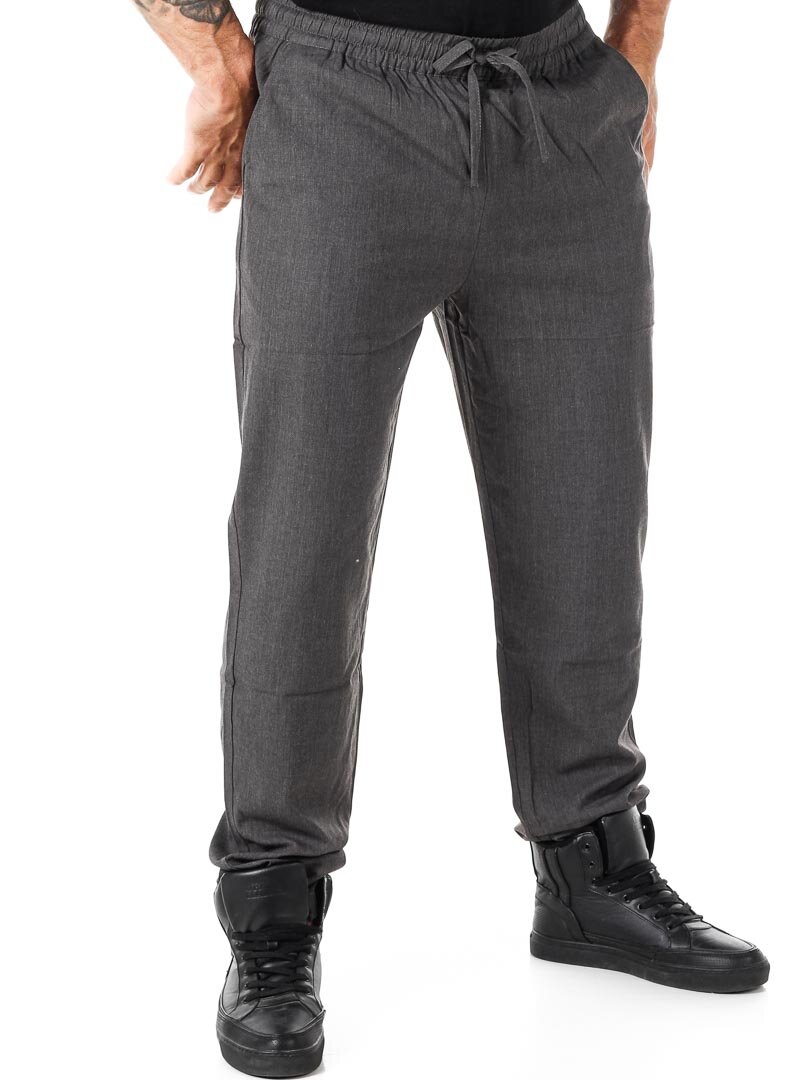 Tapered Joggebukse - Grå