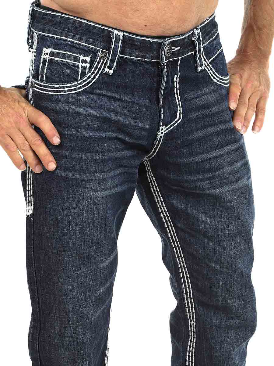 Affliction Cooper Weston Jeans - Dark blue_2.jpg