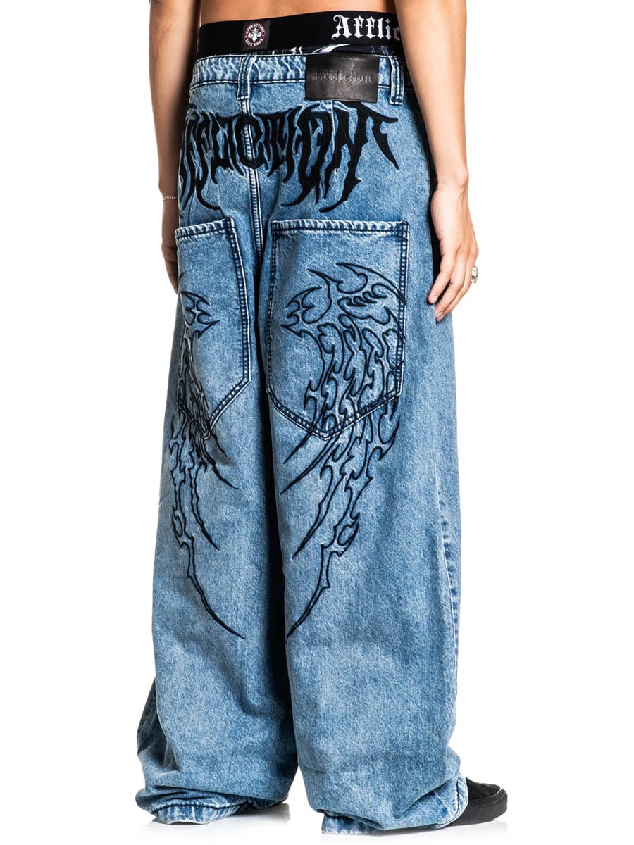 Affliction Tribal Wings Jeans - Blue.jpg
