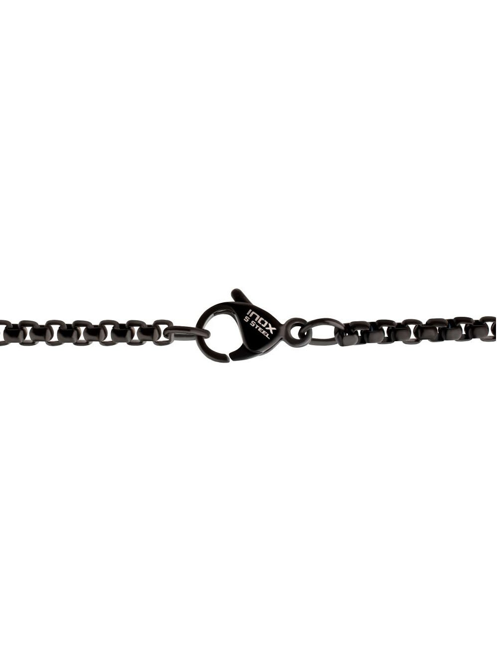 Ankh Pendant Inox Halsband - Black 3.jpg