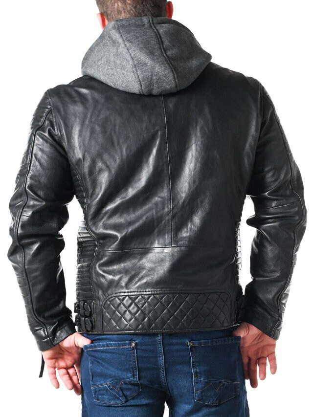 RD Night Rider Skinnjakke - Svart