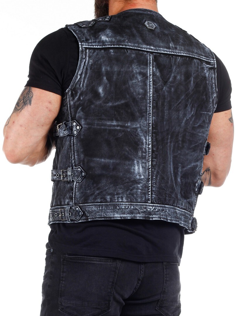 B-BIKER VEST-BLUE GREY (18)
