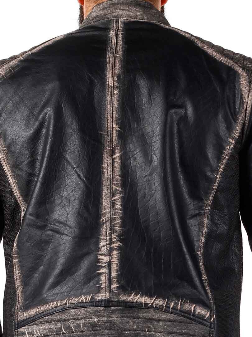 RD Marcone Skinnjakke - Dirty Brown