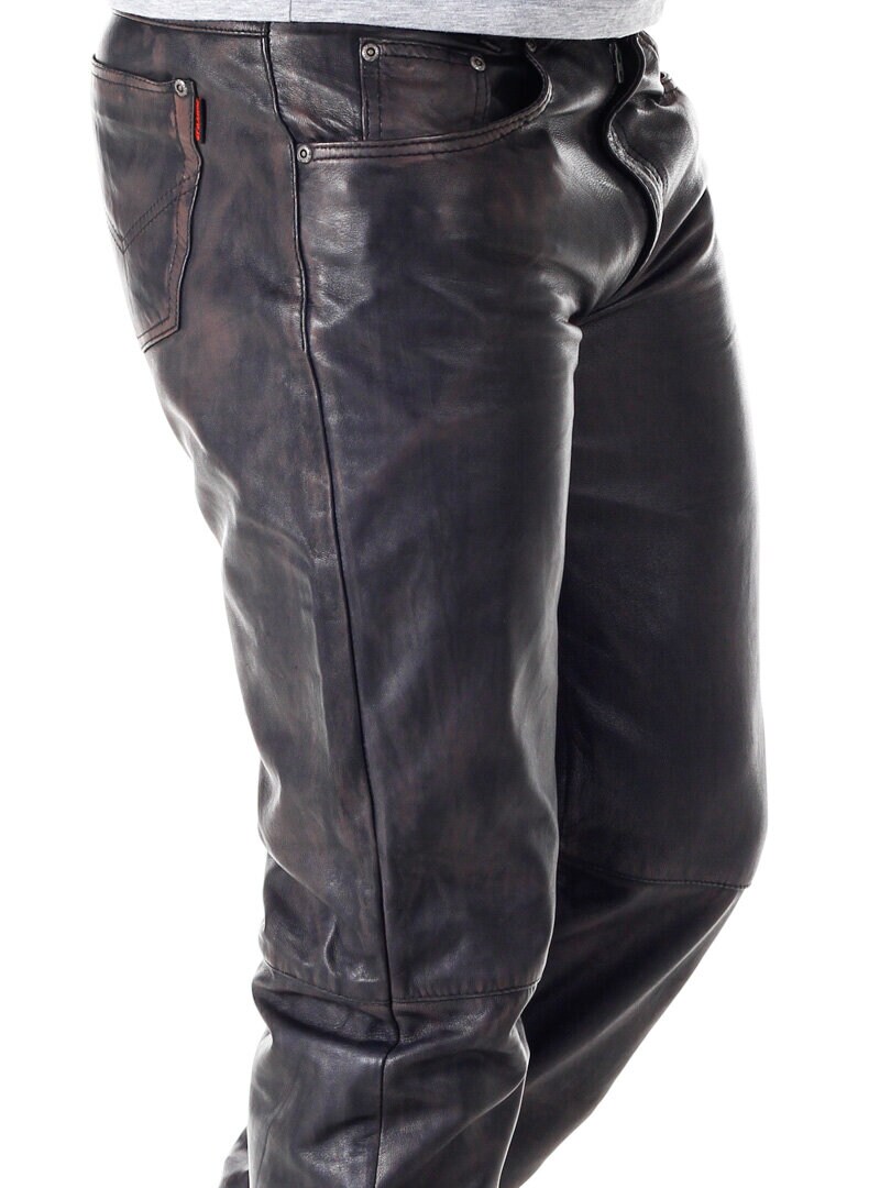 Lightning D12 Skinnbukse - Brun