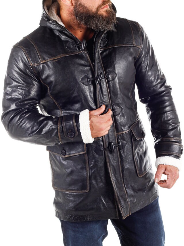 RD Matan Fôret Skinnfrakk - Vintage Black
