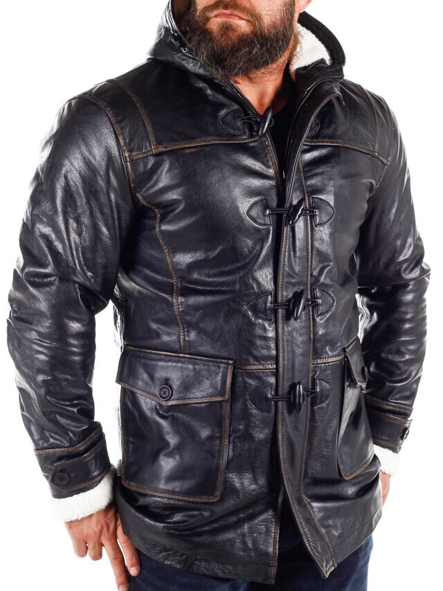 RD Matan Fôret Skinnfrakk - Vintage Black