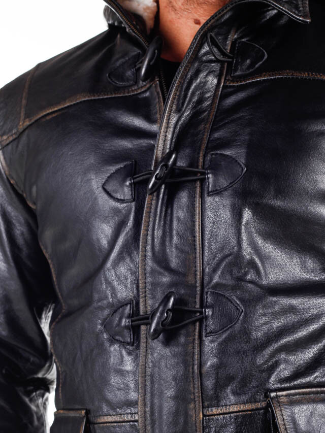RD Matan Fôret Skinnfrakk - Vintage Black