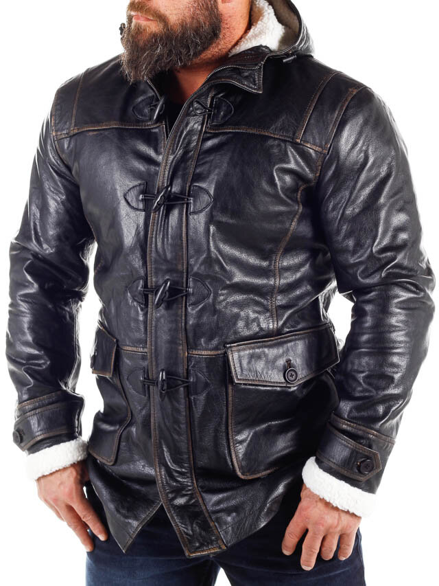 RD Matan Fôret Skinnfrakk - Vintage Black
