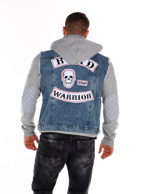 RD Road Warrior Jeansjakke - Blå