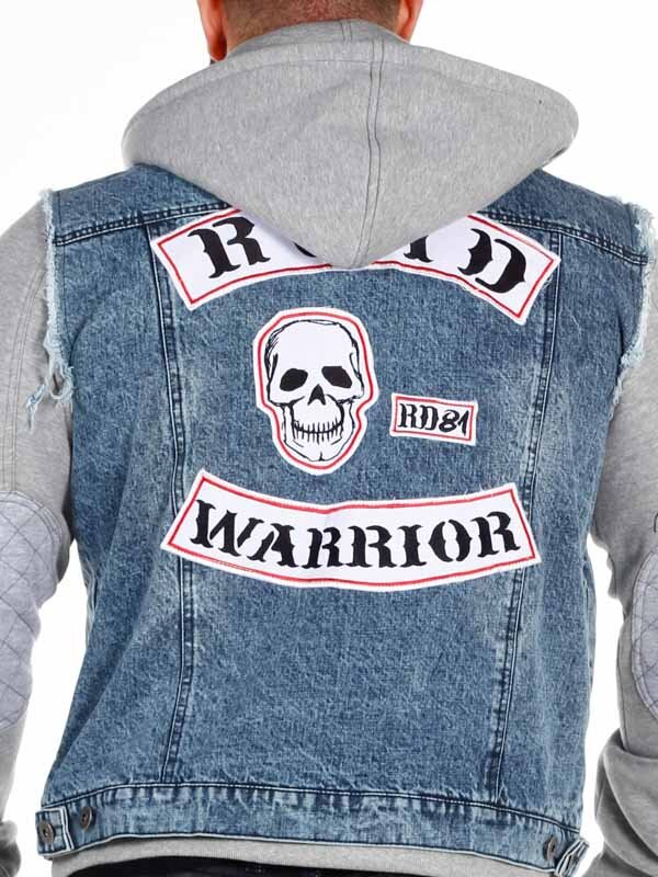 RD Road Warrior Jeansjakke - Blå