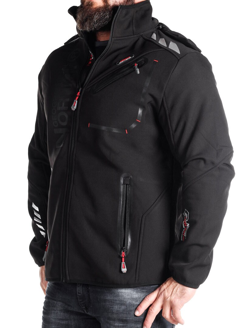 Luzern Geo Norway Softshelljakke - Svart