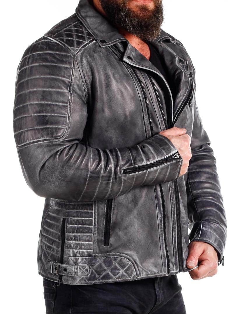 Searah D12 Skinnjakke - Dirty Grey
