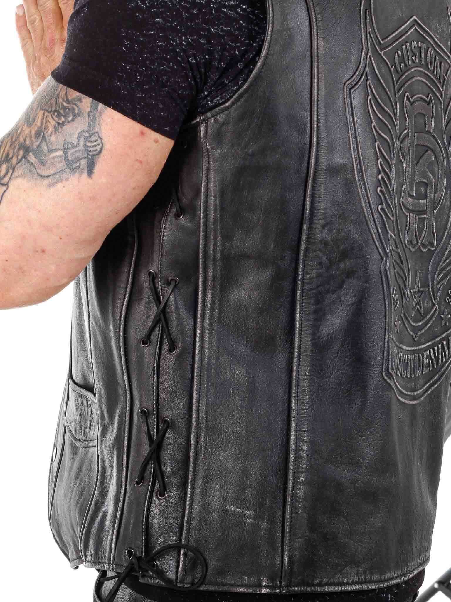 RD A&D Assergi Skinnvest - Dirty Black