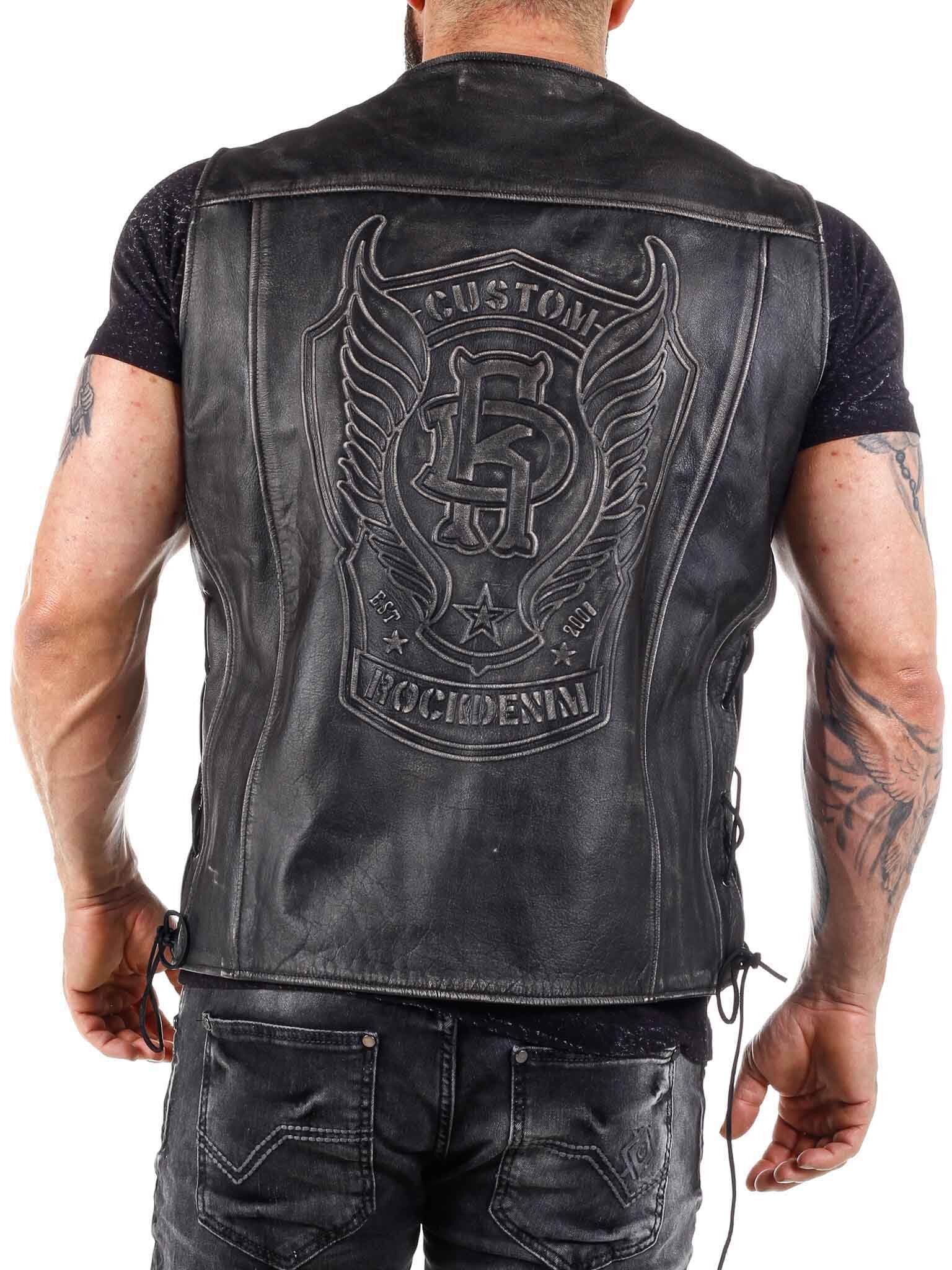 RD A&D Assergi Skinnvest - Dirty Black