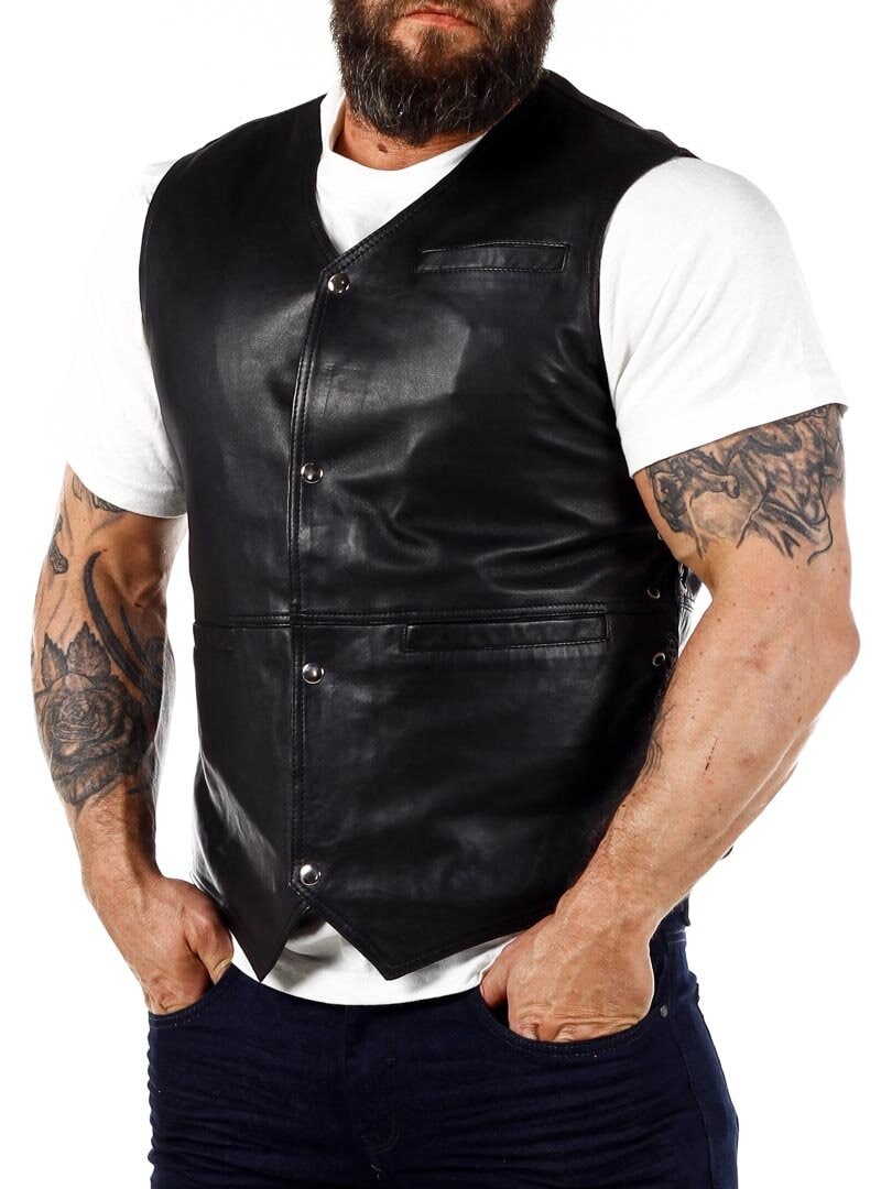 RD Rieto Skinnvest - Svart