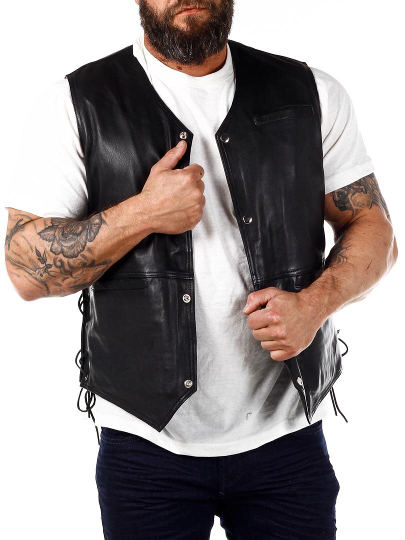 RD Rieto Skinnvest - Svart