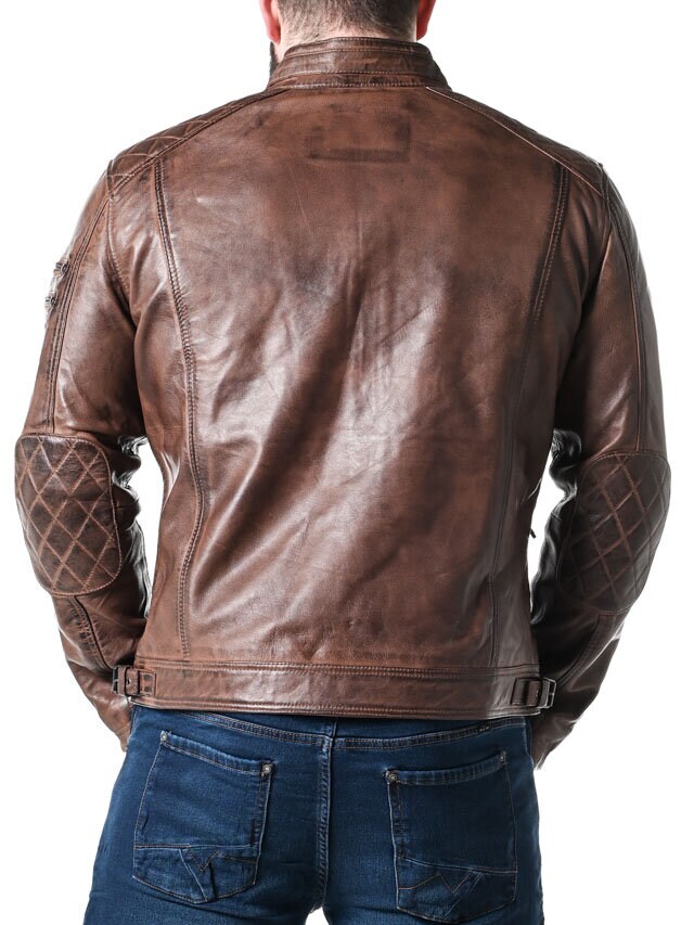 RD Thunder Skinnjakke - Cognac
