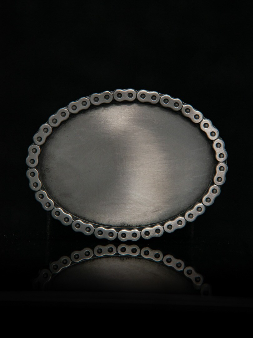 Motorcycle Chain Beltespenne - Sølv