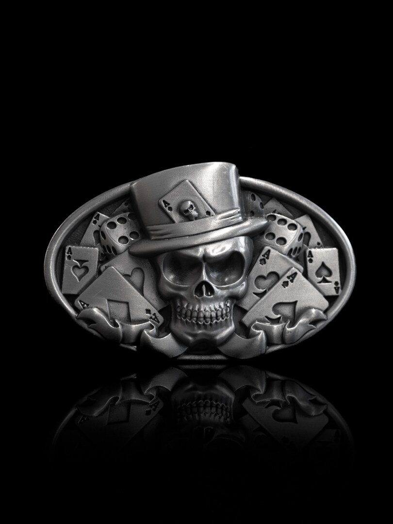 Skull Dice Casino Beltespenne - Sølv