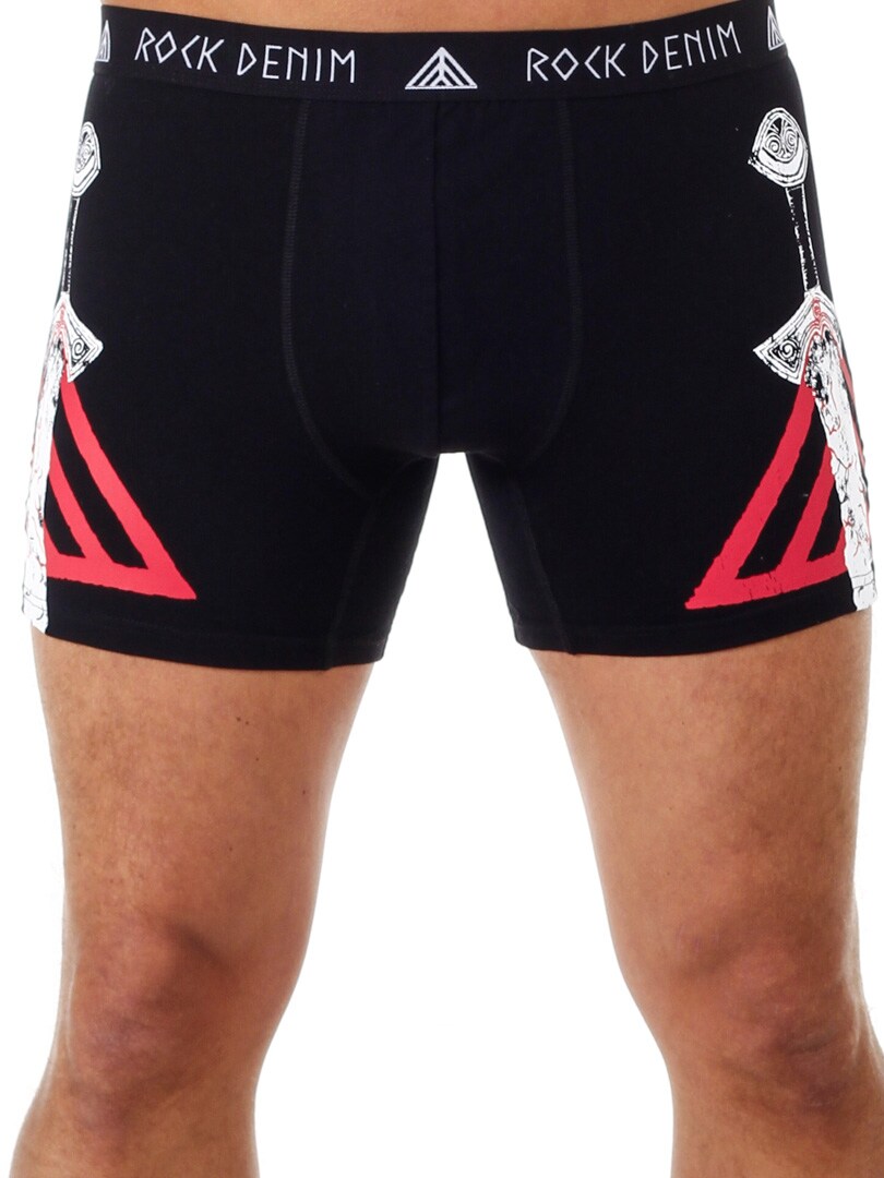 4-pack RockDenim Viking Sword Boxere - Svart