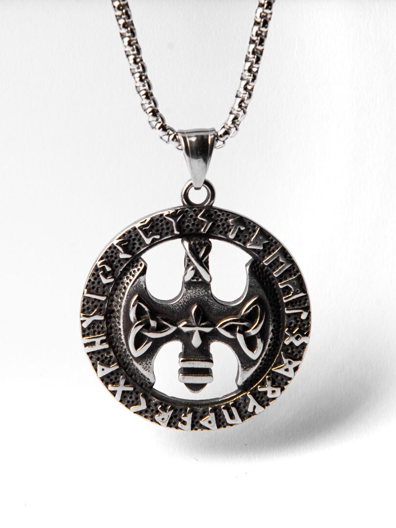 Battle-Axe-Halsband---Silver-1.jpg