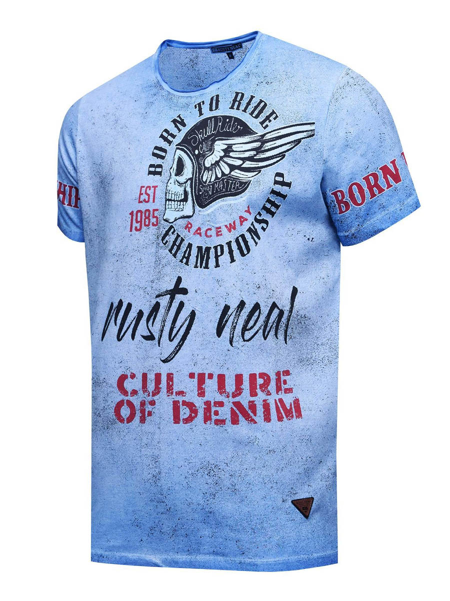Born To Ride T-shirt Blue 1.jpg