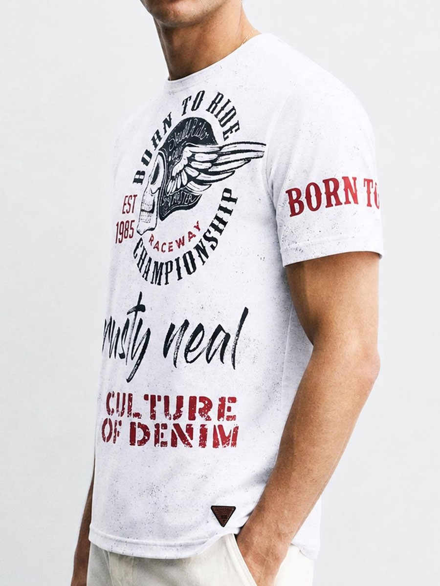 Born To Ride T-shirt White 1.jpg