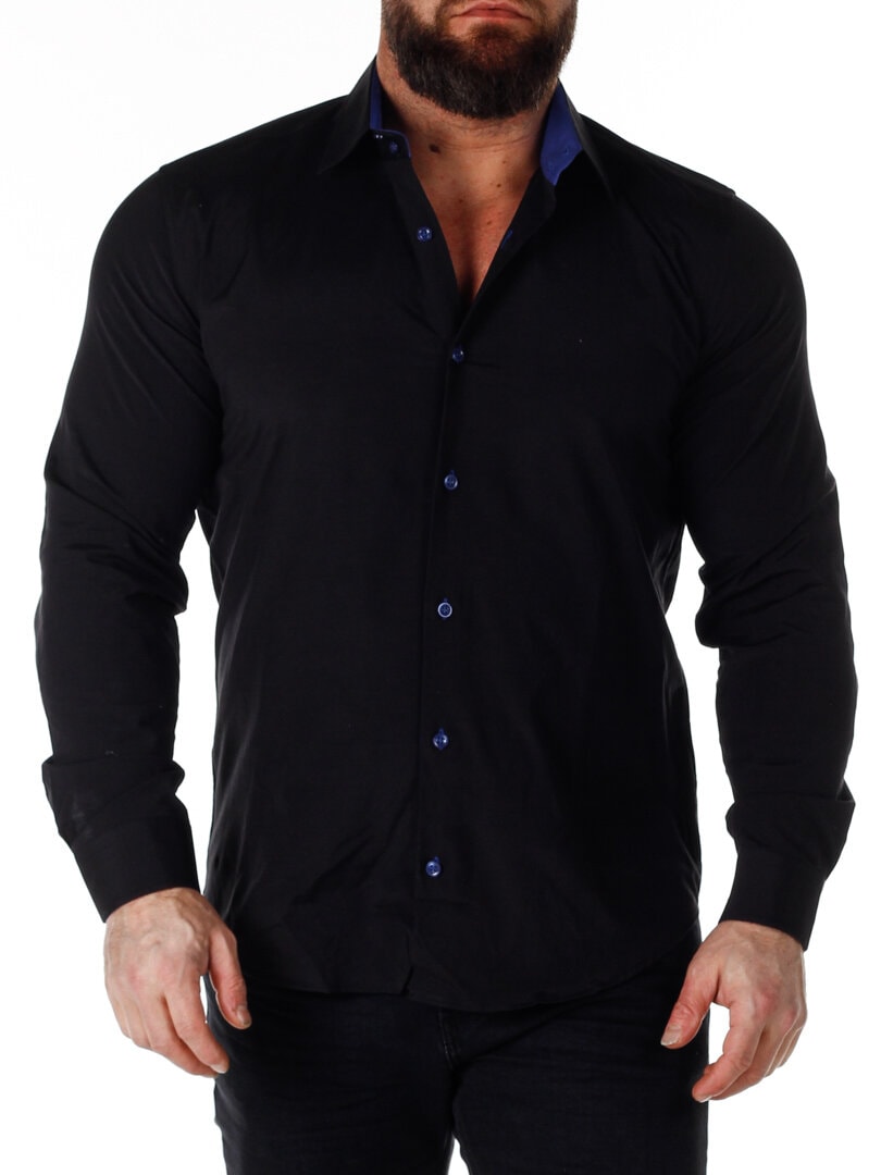 Perugia Skjorte - Svart/Blå