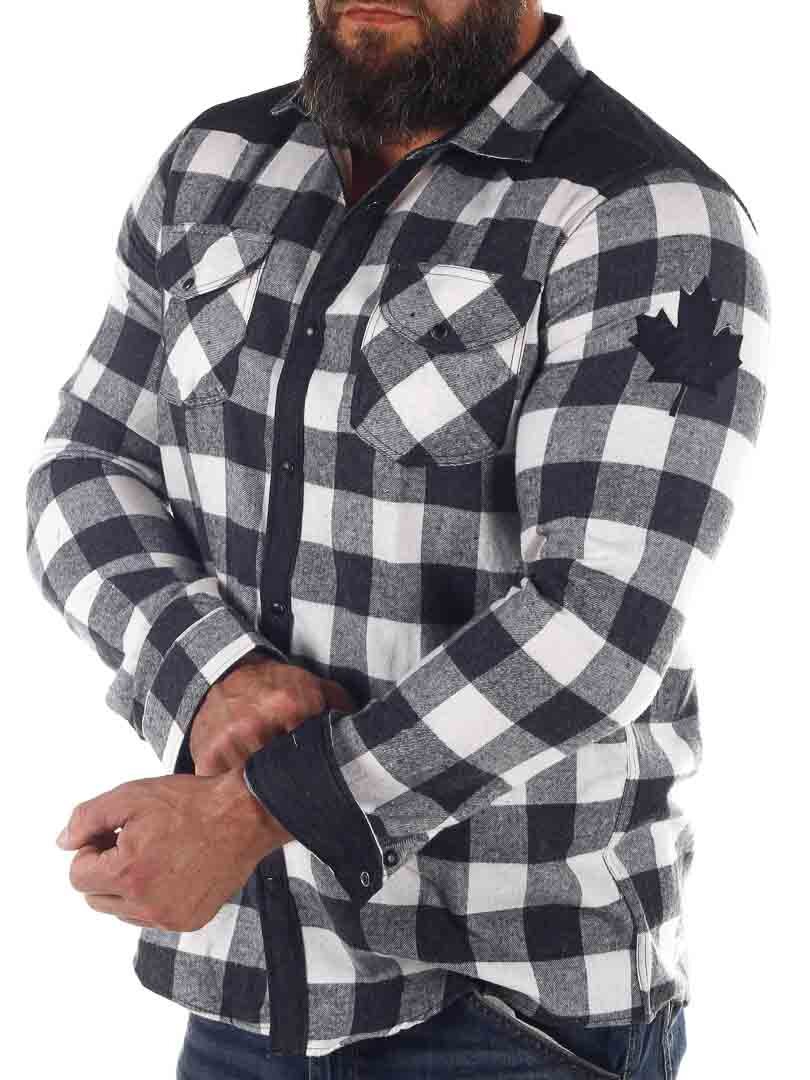 RD Lumberjack Skjorte - Svart/Hvit