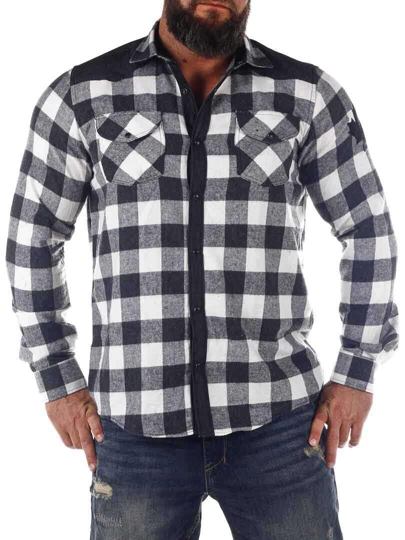 RD Lumberjack Skjorte - Svart/Hvit