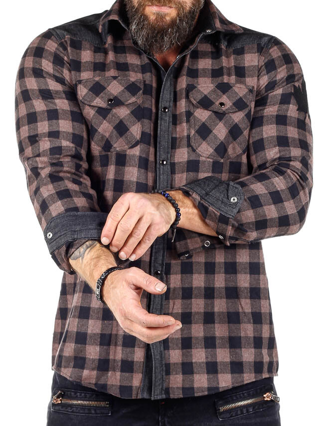 RD Lumberjack Skjorte - Svart/Brun