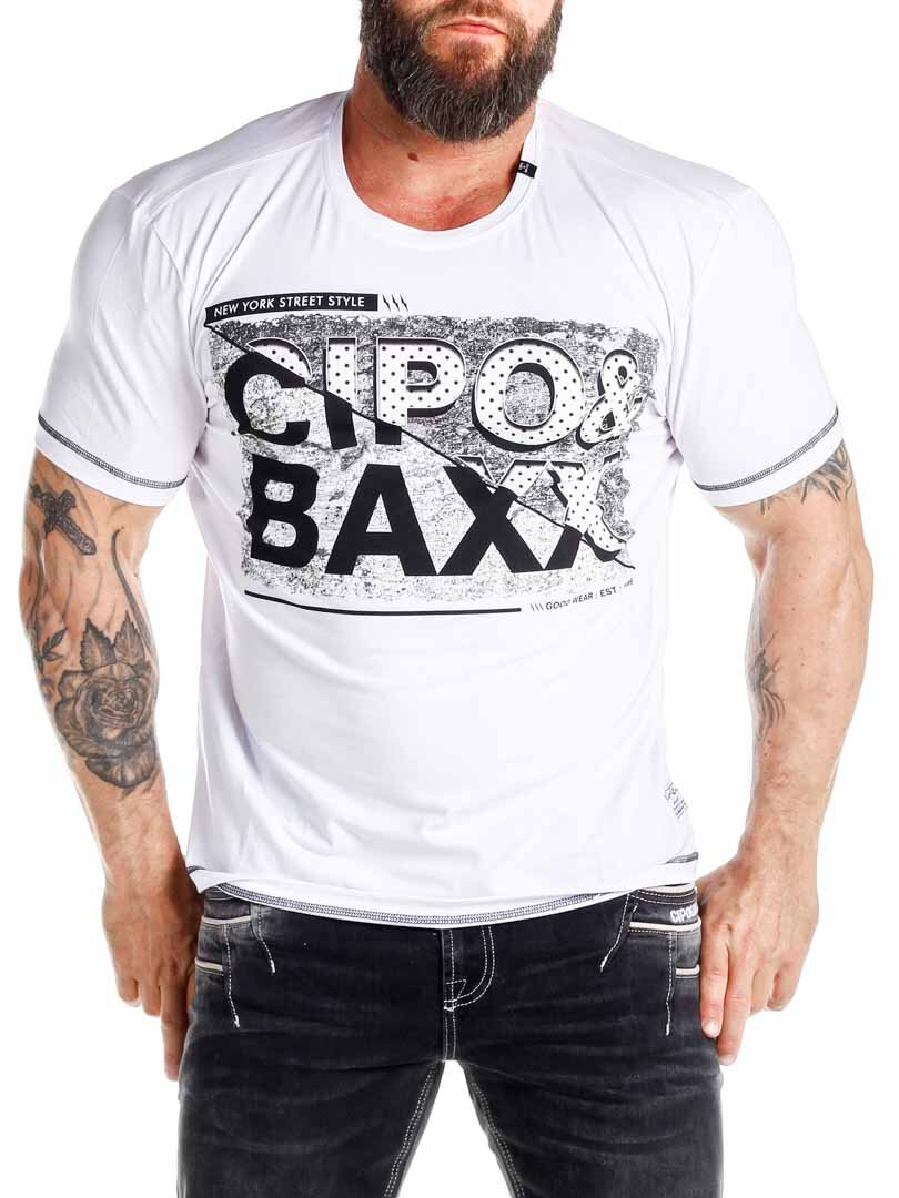 Street Style Cipo & Baxx T-skjorte - Hvit