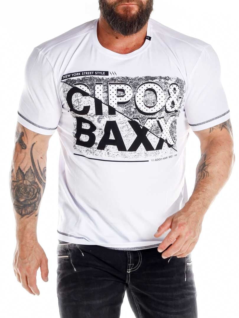 Street Style Cipo & Baxx T-skjorte - Hvit