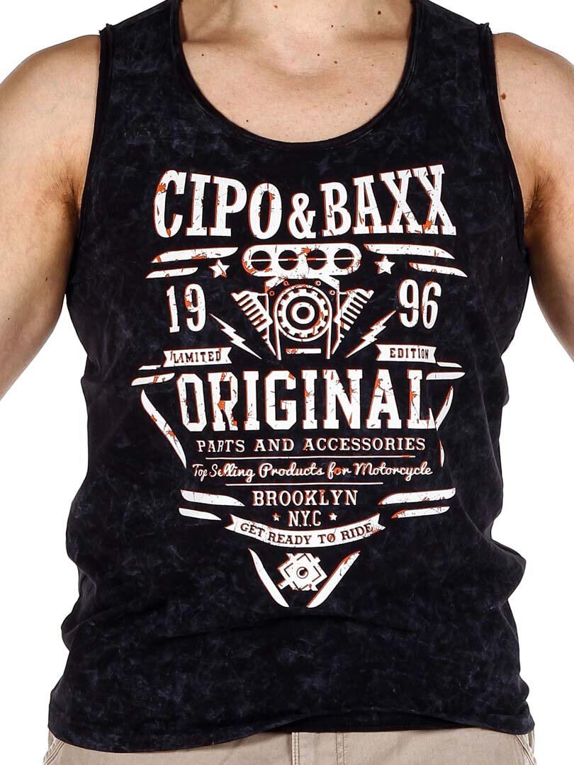 Engine Cipo & Baxx Singlet - Svart