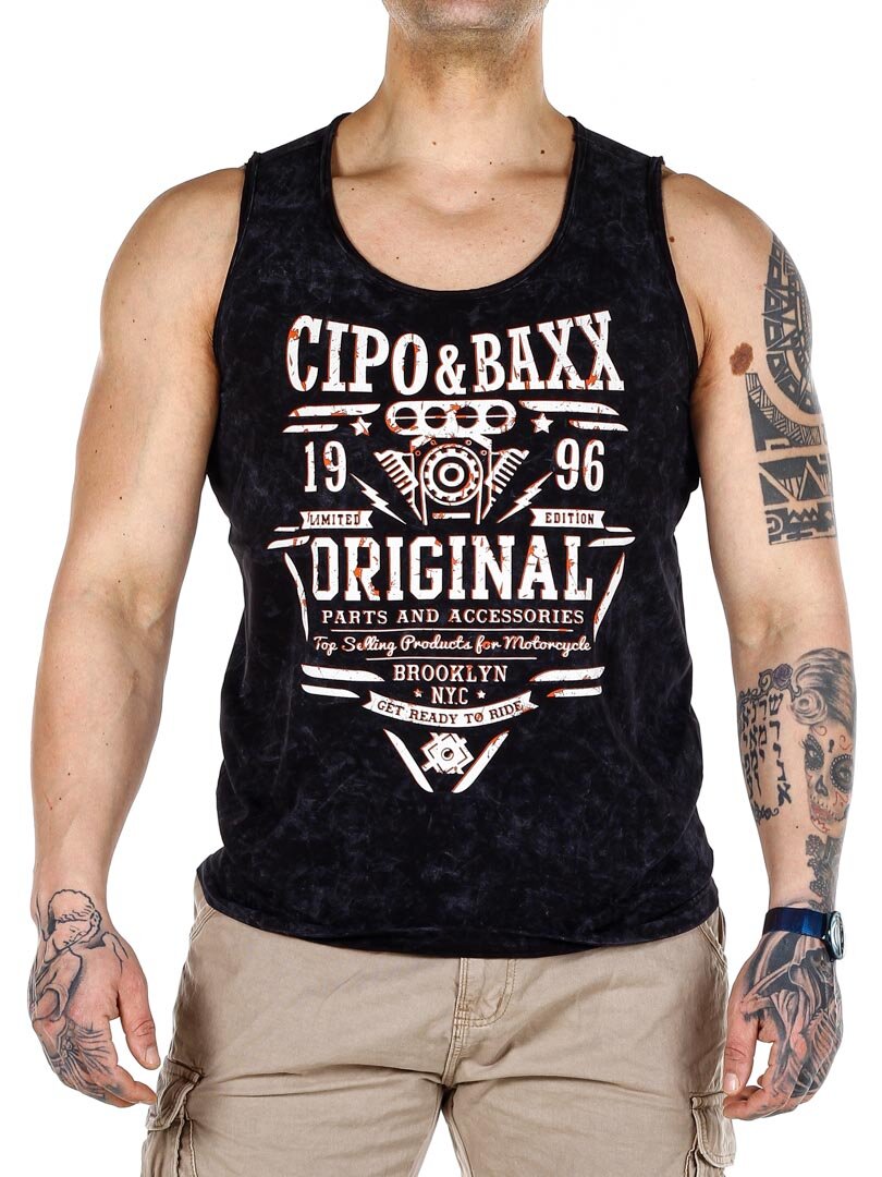 Engine Cipo & Baxx Singlet - Svart