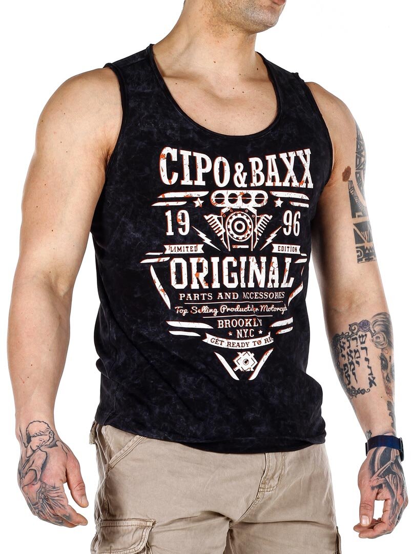 Engine Cipo & Baxx Singlet - Svart