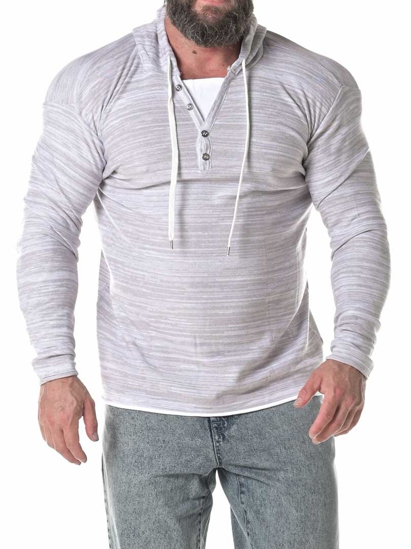 Terence 2 in 1 Hettegenser  - Grå