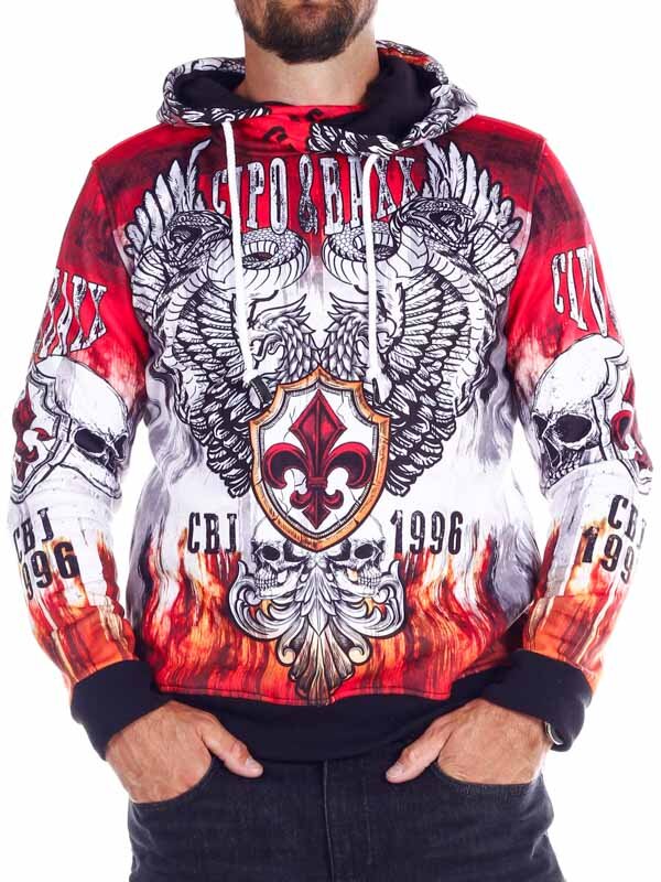 Heraldic Cipo & Baxx Hoodie - Rød