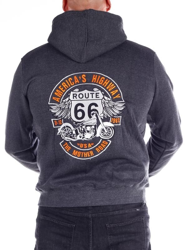 Route 66 Hettegenser- Mørkgrå