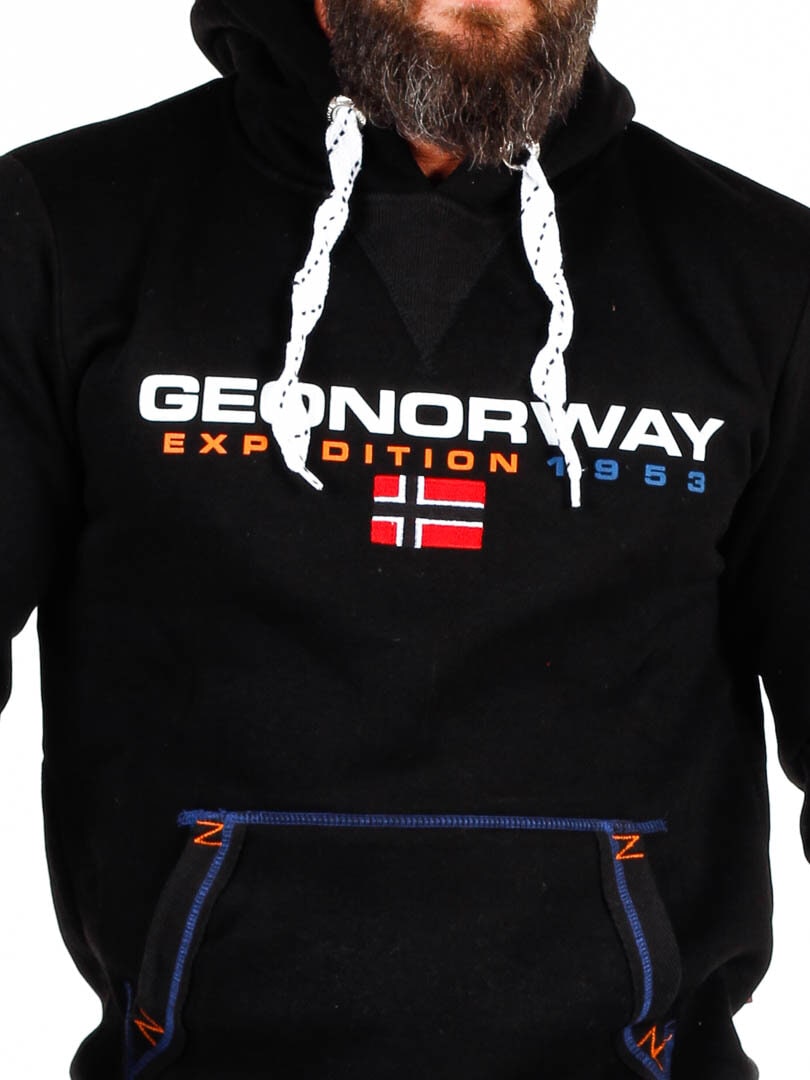 Goli Geo Norway Hettegenser - Black