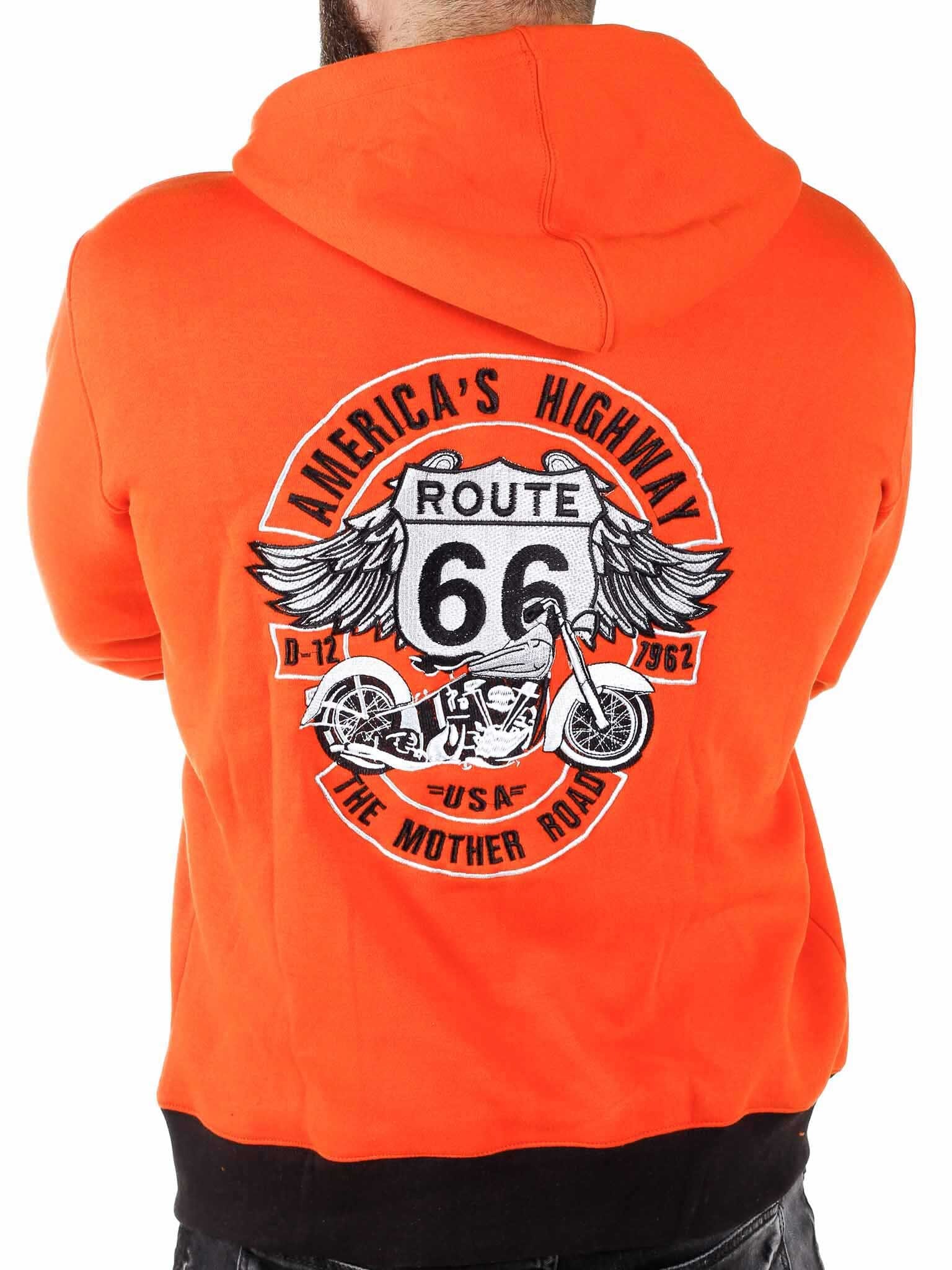 Route 66 Hettegenser - Orange