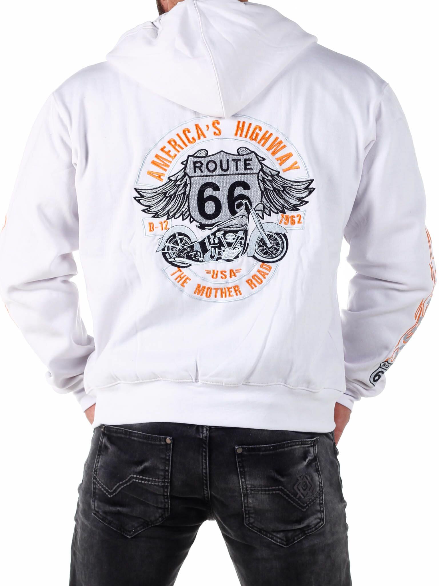 Route 66 Hettegenser - Hvit