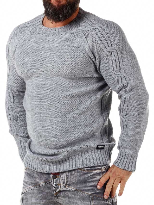 Lowman Strikkegenser - Grå