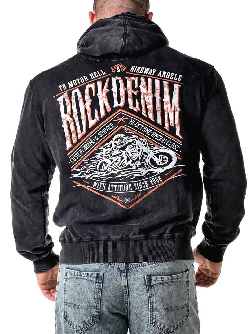 RD Biker Hettegenser - Svart