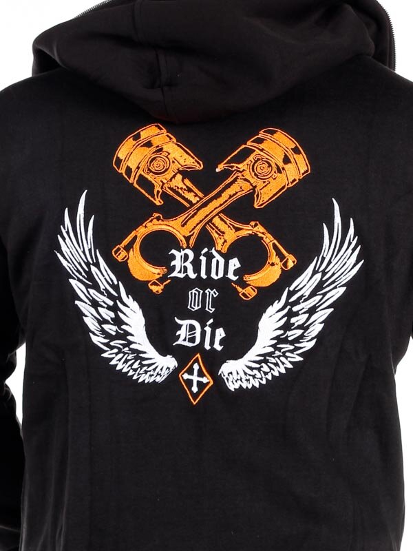 RD Ride Or Die Hettegenser - Svart/Orange 