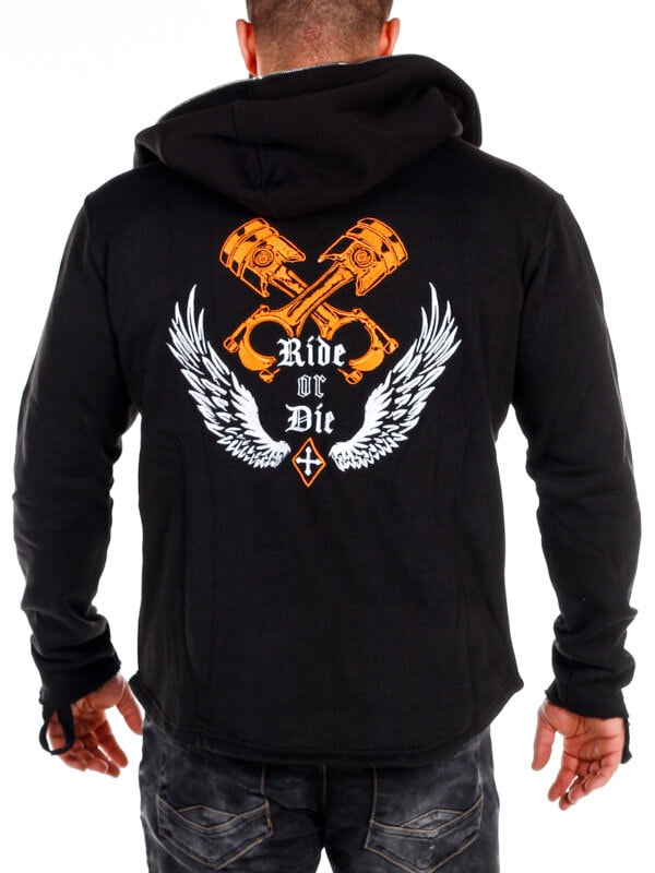 RD Ride Or Die Hettegenser - Svart/Orange 