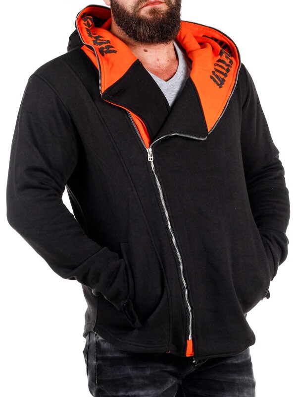 RD Ride Or Die Hettegenser - Svart/Orange 